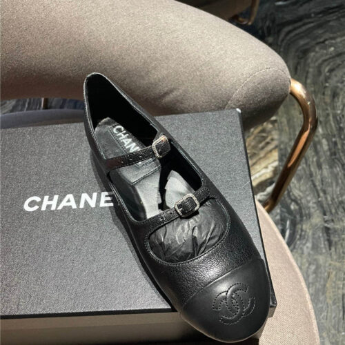 High Quality Luxury Chanel Lambskin Mary Jane Shoes product detail
