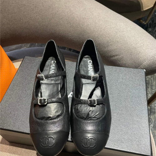 High Quality Luxury Chanel Lambskin Mary Jane Shoes product detail