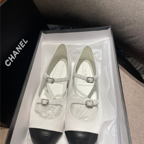 High Quality Luxury Chanel Lambskin Mary Jane Shoes – Style 19014 product detail