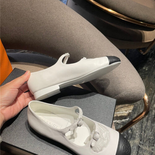 High Quality Luxury Chanel Lambskin Mary Jane Shoes – Style 19014 alternate view