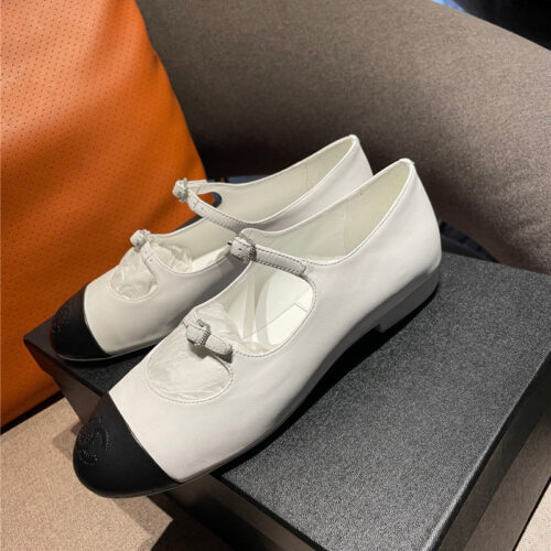 High Quality Luxury Chanel Lambskin Mary Jane Shoes – Style 19014