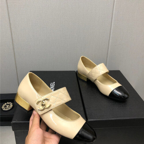 High Quality Luxury Chanel Classic Color Matching Elements Large Logo Shoes – Style 45478