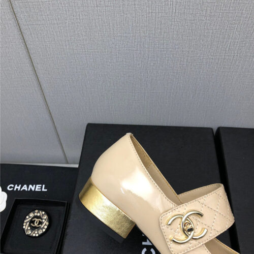 High Quality Luxury Chanel Classic Color Matching Elements Large Logo Shoes – Style 45478 product detail