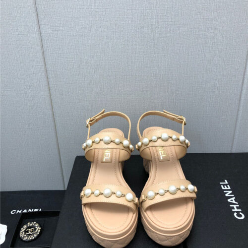 High Quality Luxury Chanel Pearl Series Slippers product detail