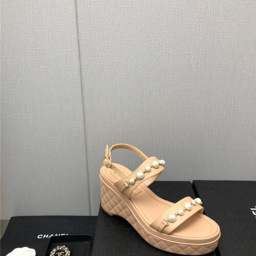 High Quality Luxury Chanel Pearl Series Slippers product detail