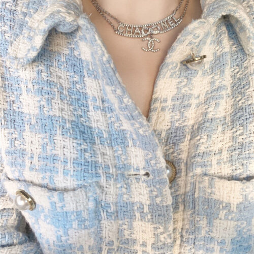 High Quality Luxury Chanel Fragrant Bow Double C Necklace product detail