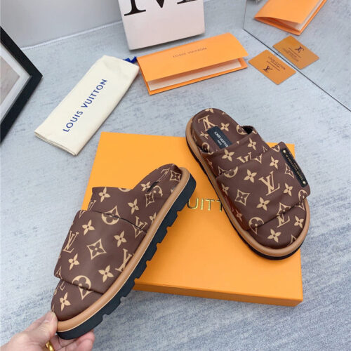 High Quality Luxury Louis Vuitton Early Spring Couple Bag Slippers – Style 16803 product detail