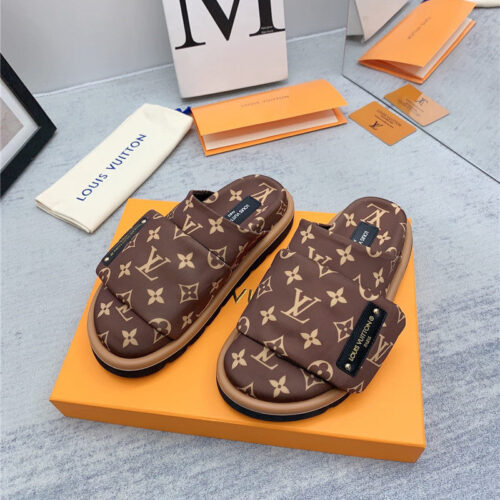 High Quality Luxury Louis Vuitton Early Spring Couple Bag Slippers – Style 16803 product detail