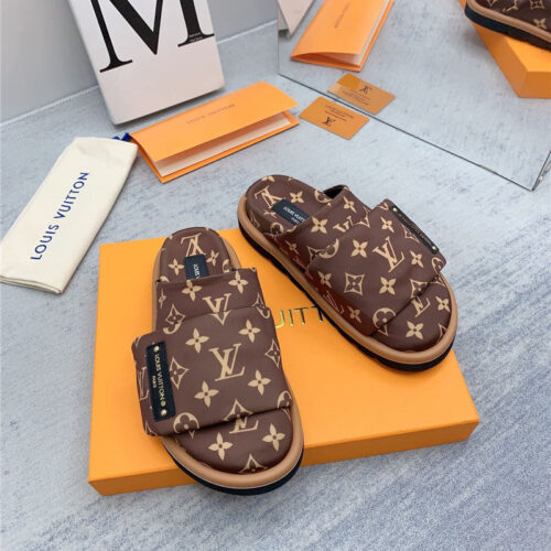 High Quality Luxury Louis Vuitton Early Spring Couple Bag Slippers – Style 16803 product detail