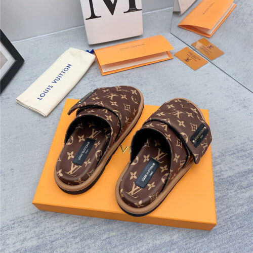 High Quality Luxury Louis Vuitton Early Spring Couple Bag Slippers – Style 16803 product detail