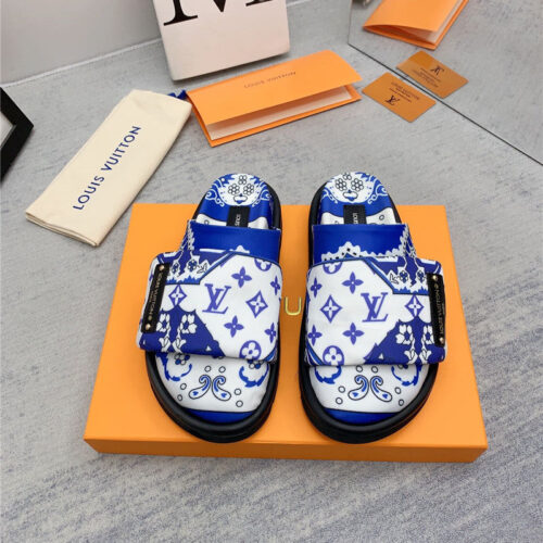 High Quality Luxury Louis Vuitton Early Spring Couple Bag Slippers – Style 85731 product detail