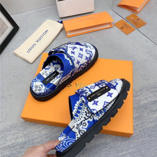 High Quality Luxury Louis Vuitton Early Spring Couple Bag Slippers – Style 85731 product detail