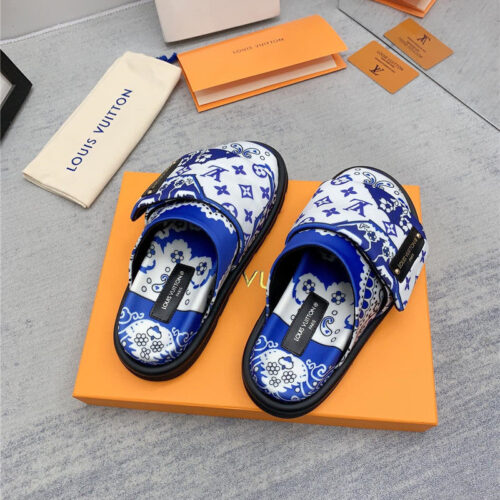 High Quality Luxury Louis Vuitton Early Spring Couple Bag Slippers – Style 85731 product detail