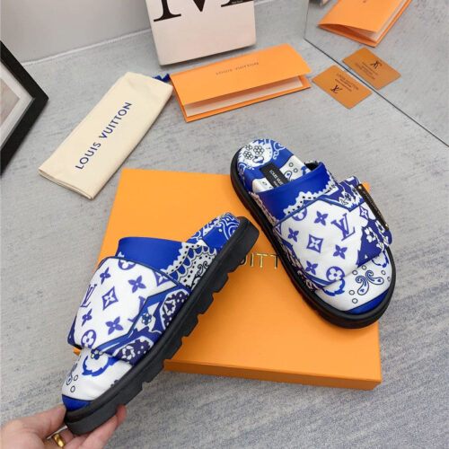 High Quality Luxury Louis Vuitton Early Spring Couple Bag Slippers – Style 85731 product detail