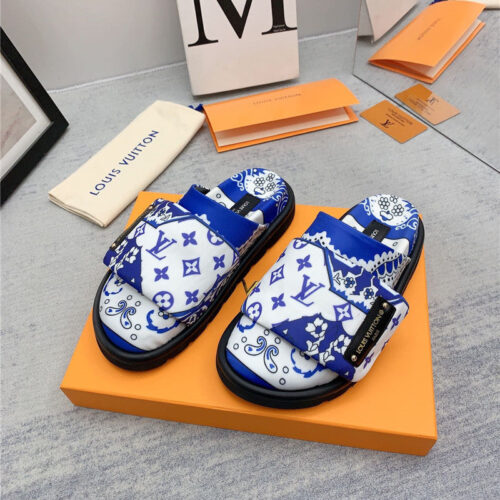 High Quality Luxury Louis Vuitton Early Spring Couple Bag Slippers – Style 85731 product detail
