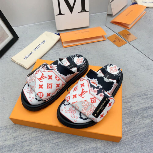 High Quality Luxury Louis Vuitton Early Spring Couple Bag Slippers product detail