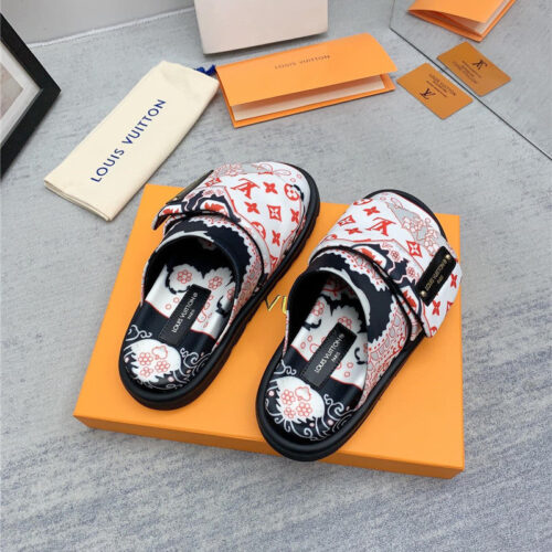 High Quality Luxury Louis Vuitton Early Spring Couple Bag Slippers product detail
