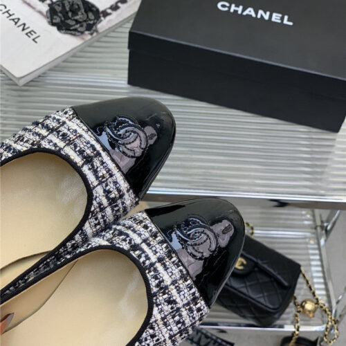 High Quality Luxury Chanel Latest Sequin Shoes product detail