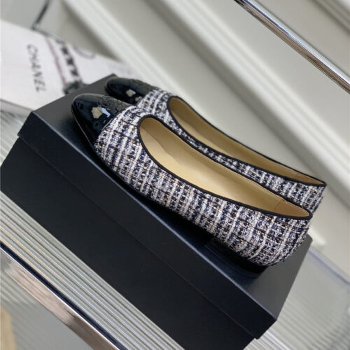High Quality Luxury Chanel Latest Sequin Shoes