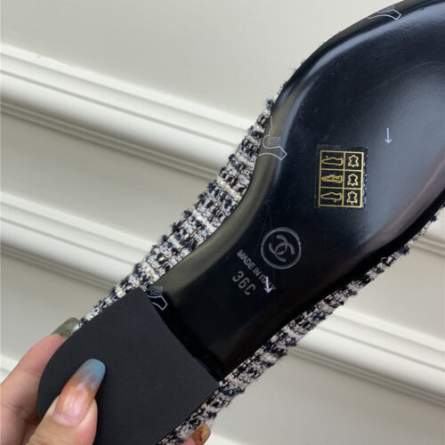 High Quality Luxury Chanel Latest Sequin Shoes product detail