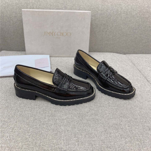 High Quality Luxury Jimmy Choo New Platform Loafers – Style 93943