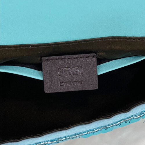 High Quality Luxury Fendi Sequins Mini Baguette Bag – Style 32694 product detail