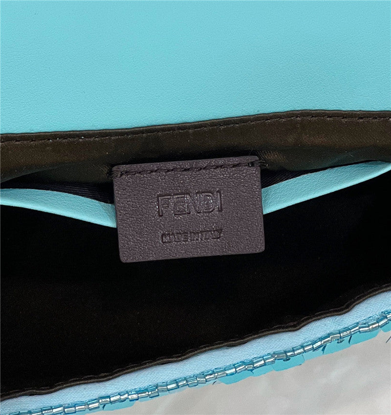 High Quality Luxury Fendi Sequins Mini Baguette Bag – Style 32694 product detail