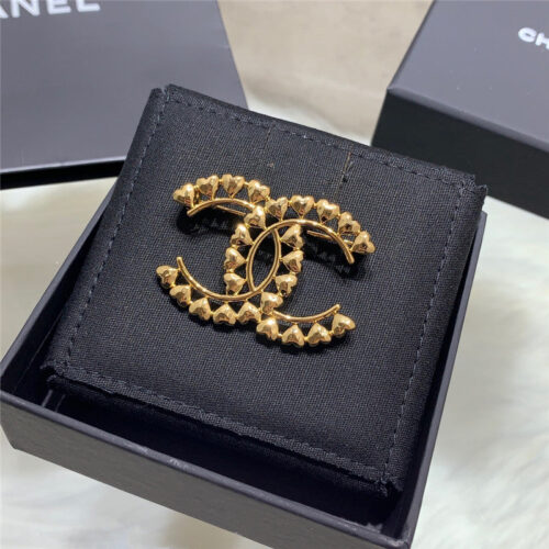 High Quality Luxury Chanel Full Circle Love C Brooch
