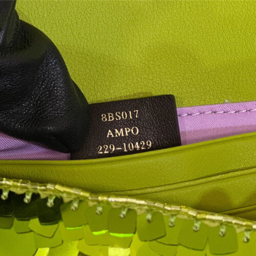 High Quality Luxury Fendi Sequins Mini Baguette Bag product detail
