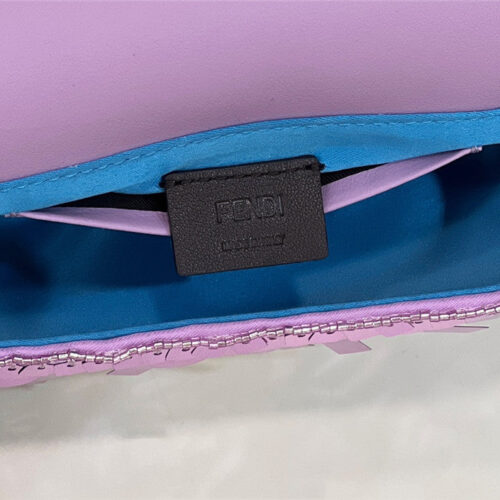 High Quality Luxury Fendi Sequins Mini Baguette Bag – Style 32698 product detail