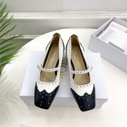 High Quality Luxury Chanel Square Toe Punching Shoes – Style 30342 product detail