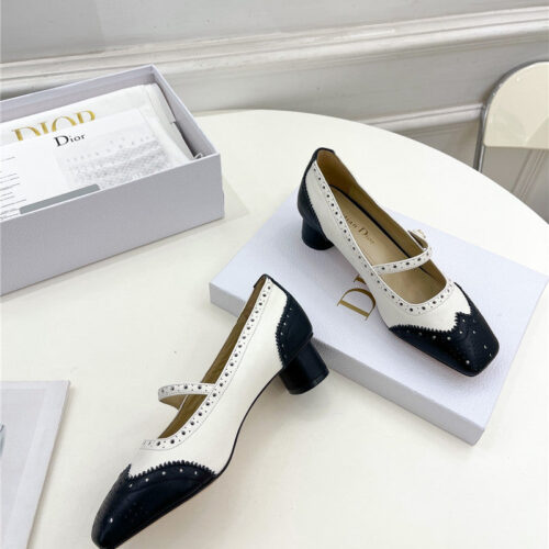 High Quality Luxury Chanel Square Toe Punching Shoes – Style 30342 product detail