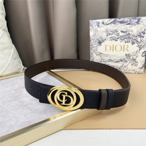 High Quality Luxury Dior Original Single With Original Buckle Head Belt alternate view