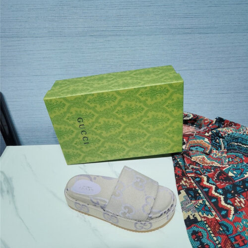 High Quality Luxury Gucci Latest Limited Edition Platform Sandals – Style 01331 product detail