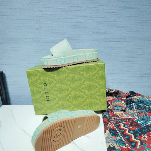 High Quality Luxury Gucci Latest Limited Edition Platform Sandals – Style 37491 alternate view