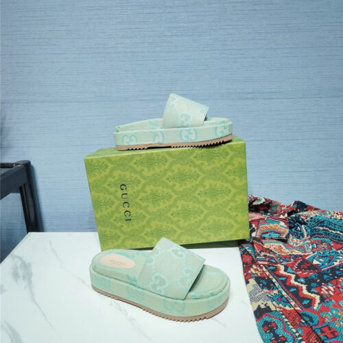 High Quality Luxury Gucci Latest Limited Edition Platform Sandals – Style 37491 product detail