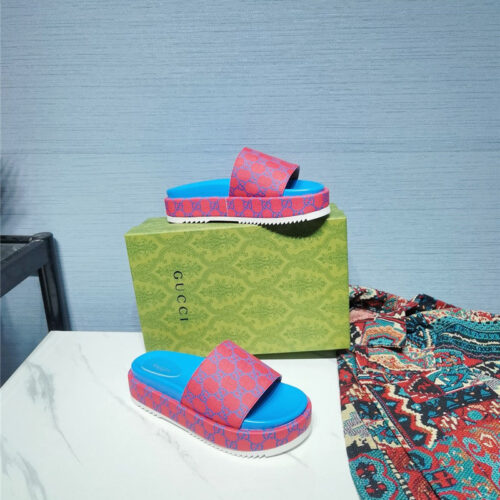 High Quality Luxury Gucci Latest Limited Edition Platform Sandals – Style 39187 product detail