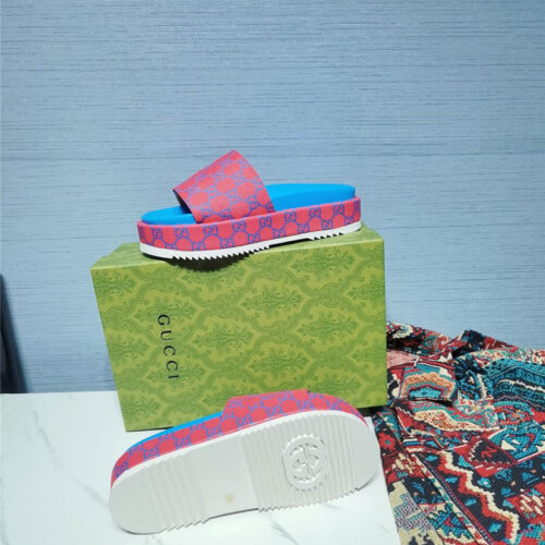 High Quality Luxury Gucci Latest Limited Edition Platform Sandals – Style 39187 alternate view