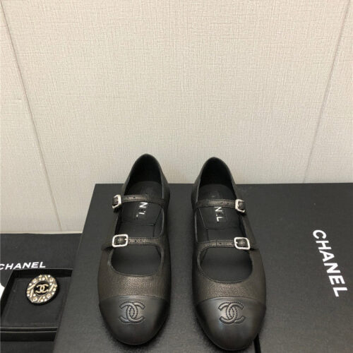 High Quality Luxury Chanel Classic Color Block Logo Shoes – Style 48870 alternate view