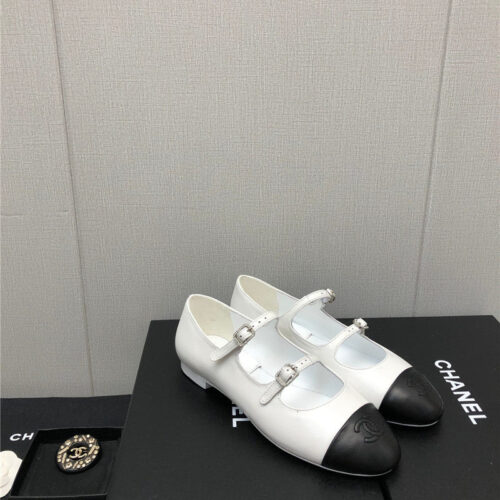 High Quality Luxury Chanel Classic Color Block Logo Shoes