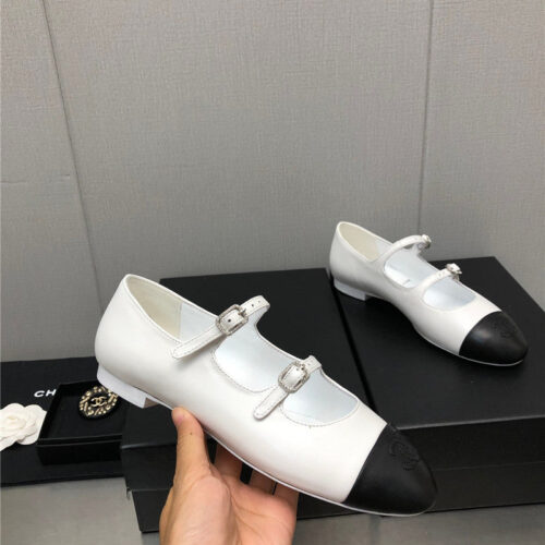 High Quality Luxury Chanel Classic Color Block Logo Shoes product detail