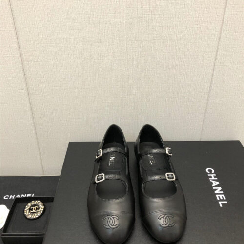 High Quality Luxury Chanel Classic Color Block Logo Shoes – Style 90118 alternate view