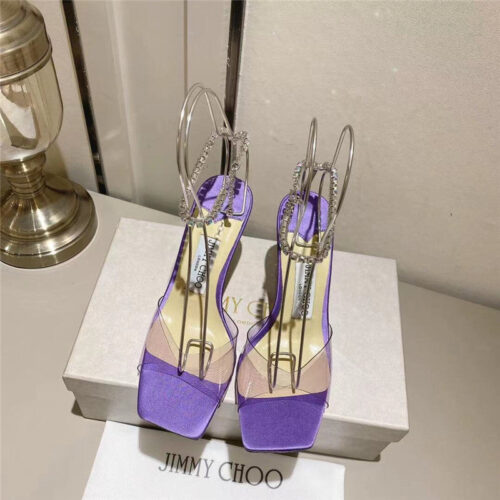 High Quality Luxury Jimmy Choo Spring And Summer Crystal Chain Pumps – Style 97367 product detail