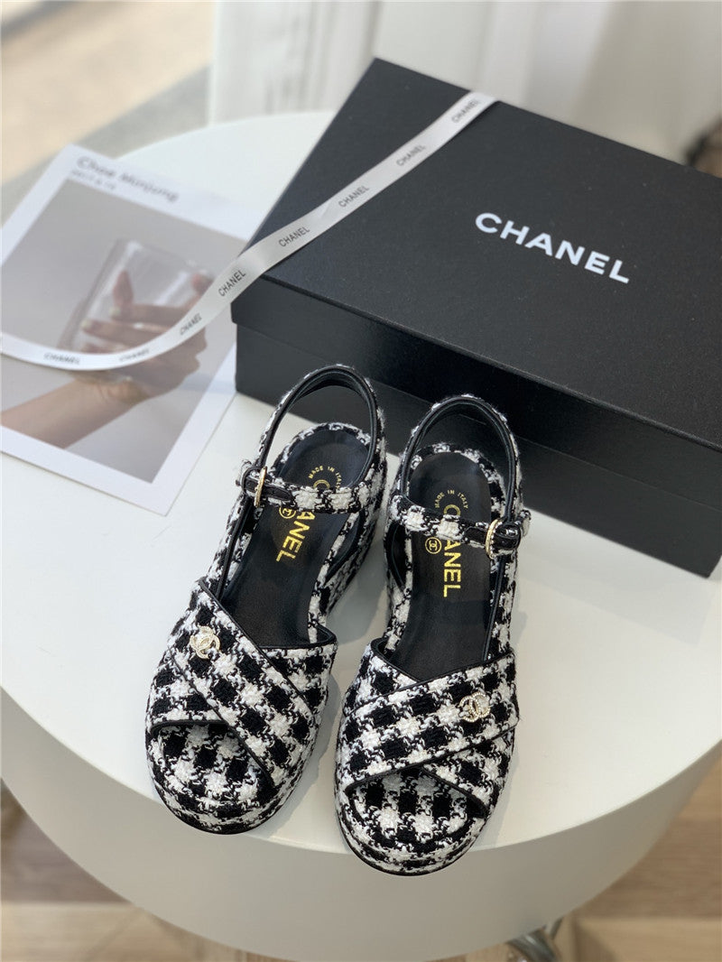High Quality Luxury Chanel Platform Sandals product detail