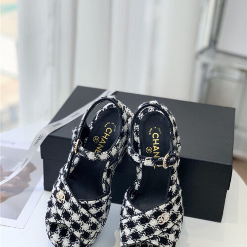 High Quality Luxury Chanel Platform Sandals product detail