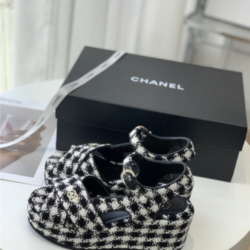High Quality Luxury Chanel Platform Sandals