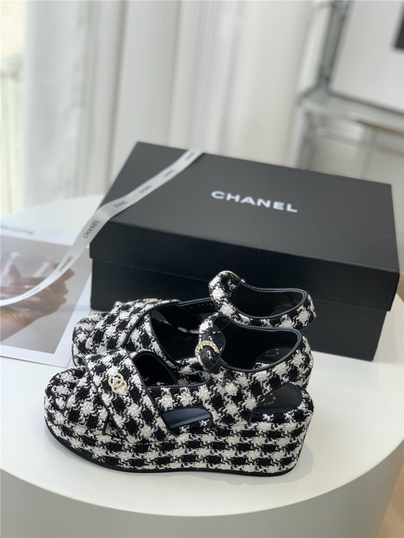 High Quality Luxury Chanel Platform Sandals