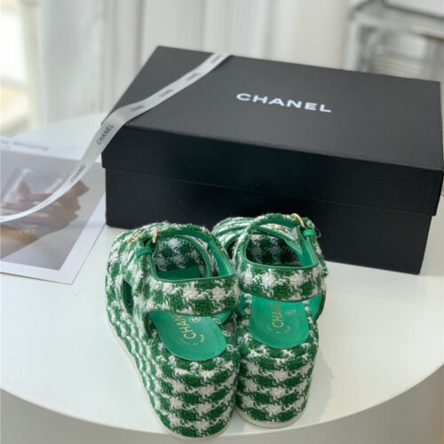 High Quality Luxury Chanel Platform Sandals – Style 88038 product detail