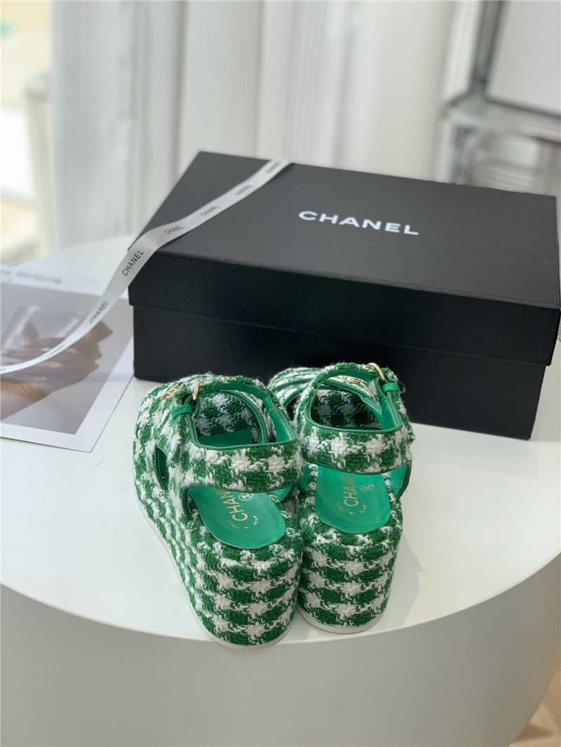 High Quality Luxury Chanel Platform Sandals – Style 88038 product detail