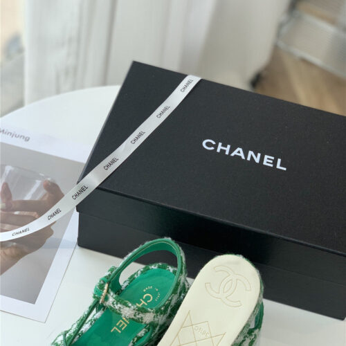 High Quality Luxury Chanel Platform Sandals – Style 88038 product detail